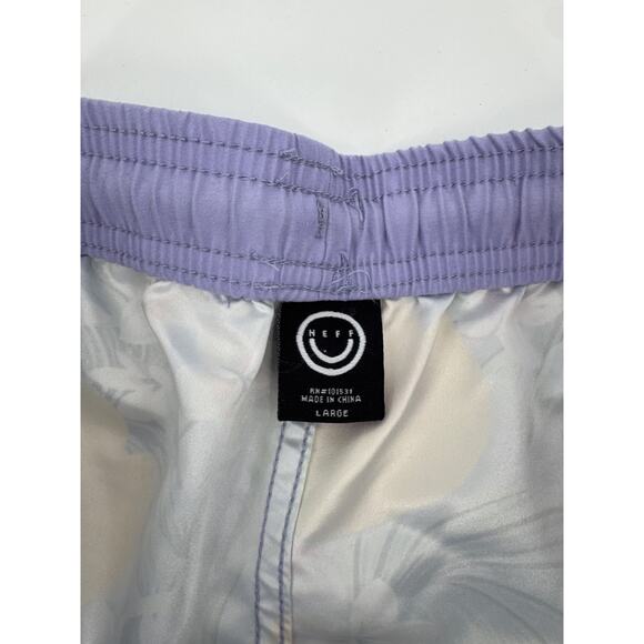 Neff Hot Tub Volley 17 inch Swim Shorts Rubber Ducky Print Purple Size Large - Picture 7 of 8